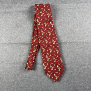 Hunting World‎ Tie Bob Lee Bird/ Rabbit Print 100%